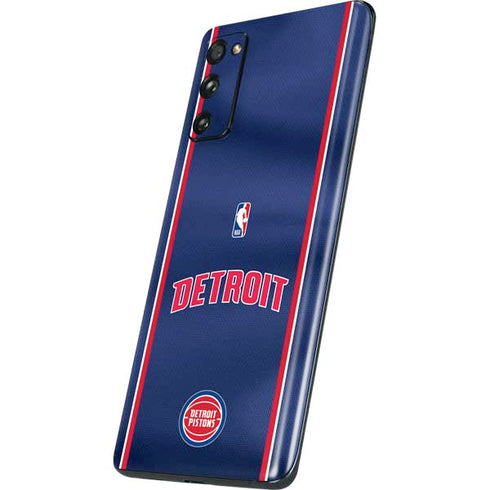 NBA Detroit Pistons Jersey Galaxy S20 Fan Edition Skin